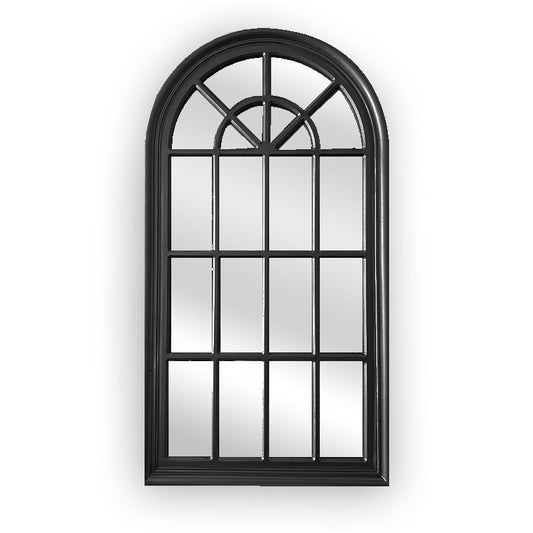 Window Style Mirror - Black Arch 70 CM x 130 CM - TRENDZ
