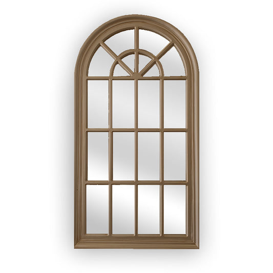 Window Style Mirror - Taupe Arch 70 CM x 130 CM - TRENDZ