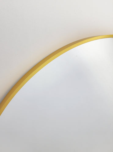 Metal Arch Mirror 80cm x 170cm - Gold - TRENDZ