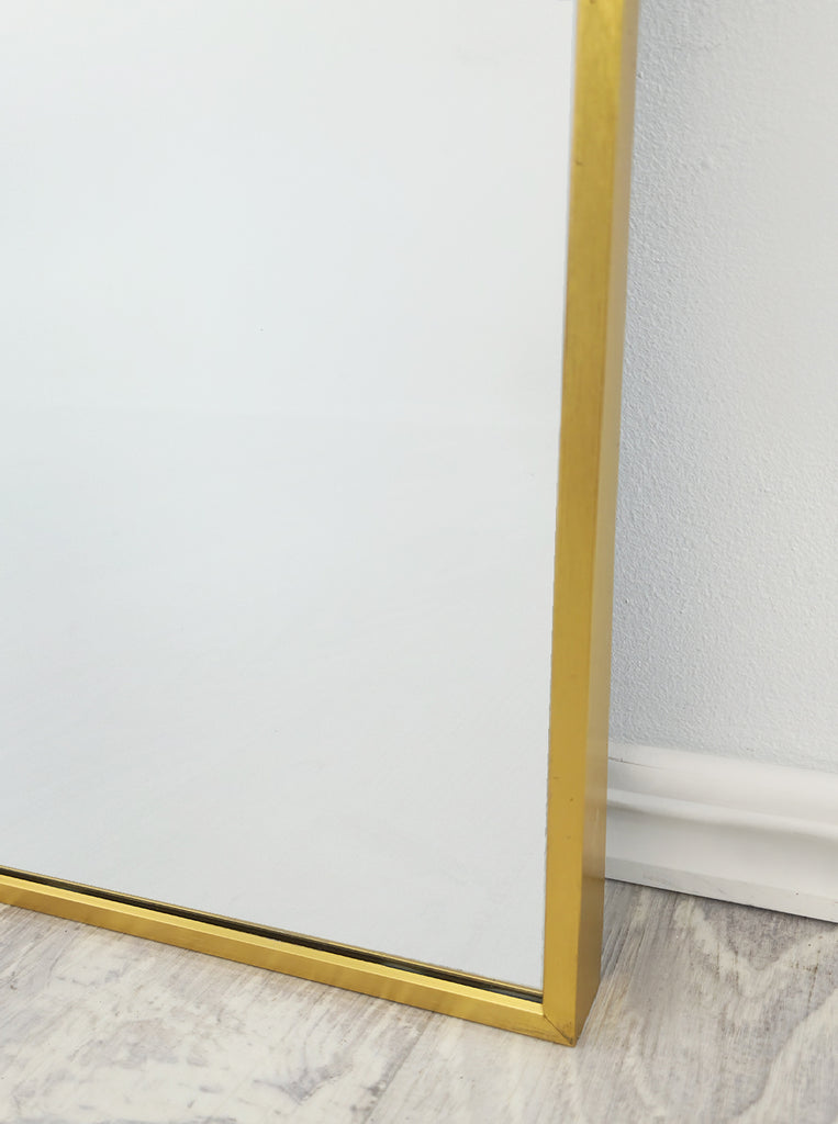 Metal Arch Mirror 80cm x 170cm - Gold - TRENDZ
