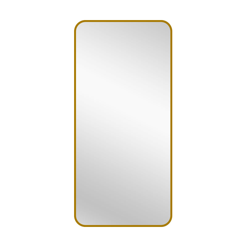 Gold Metal Rectangle Mirror - Medium 80cm x 170cm - TRENDZ