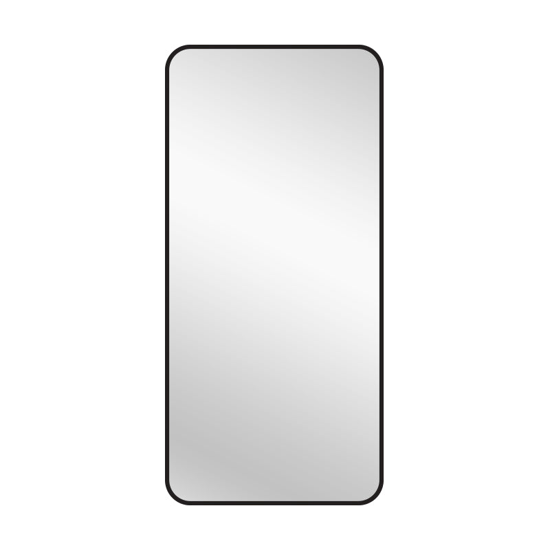 Black Metal Rectangle Mirror - Medium 80cm x 170cm - TRENDZ