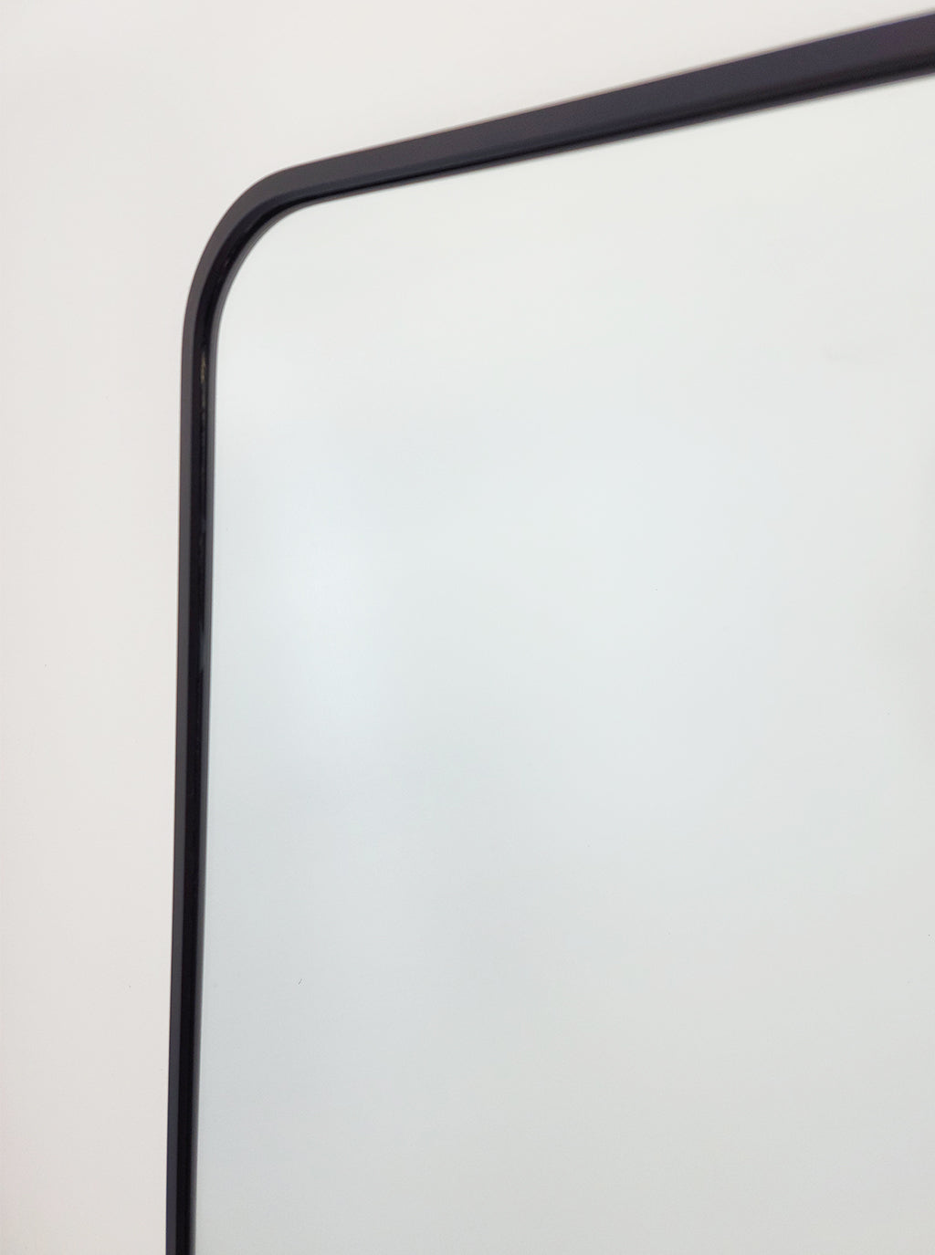 Black Metal Rectangle Mirror - Medium 80cm x 170cm - TRENDZ