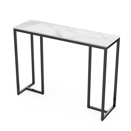 Interior Ave - Stone Marble Console - Marble & Black - TRENDZ