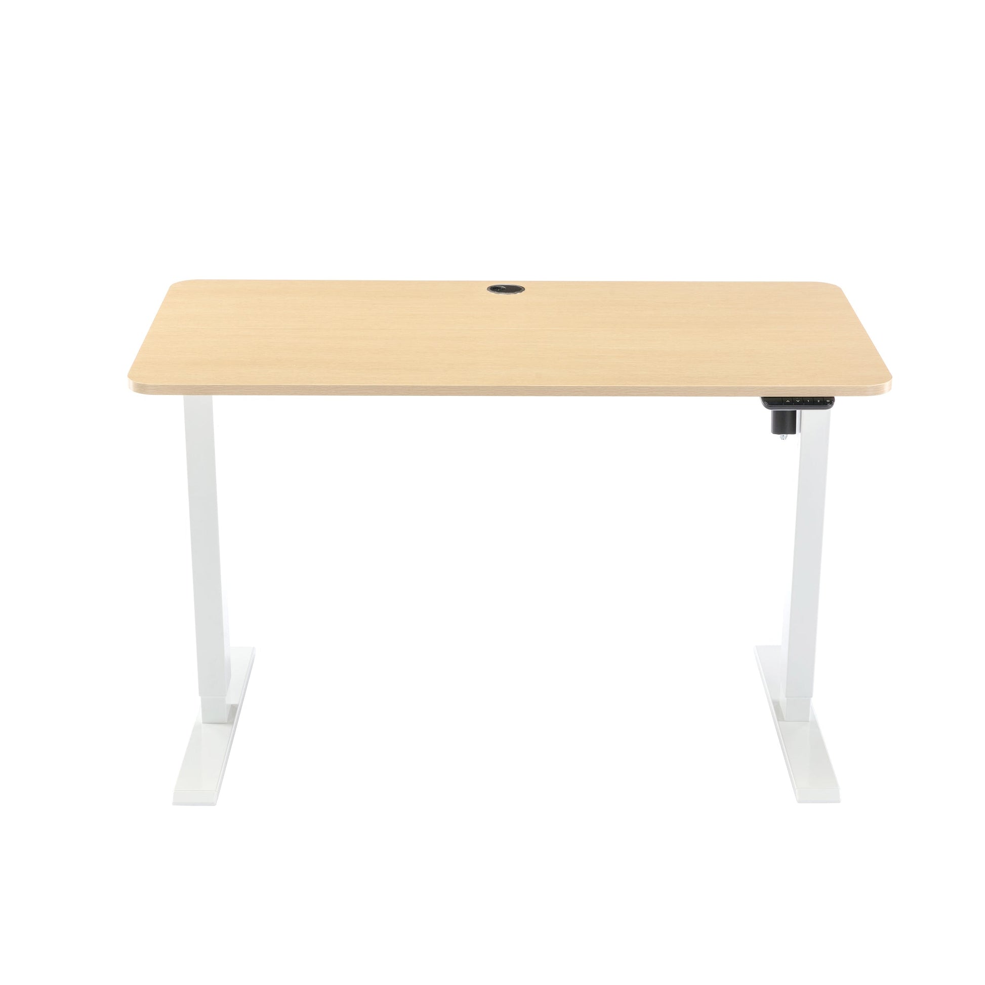 1.2m Sit And Stand Desk in Natural - TRENDZ
