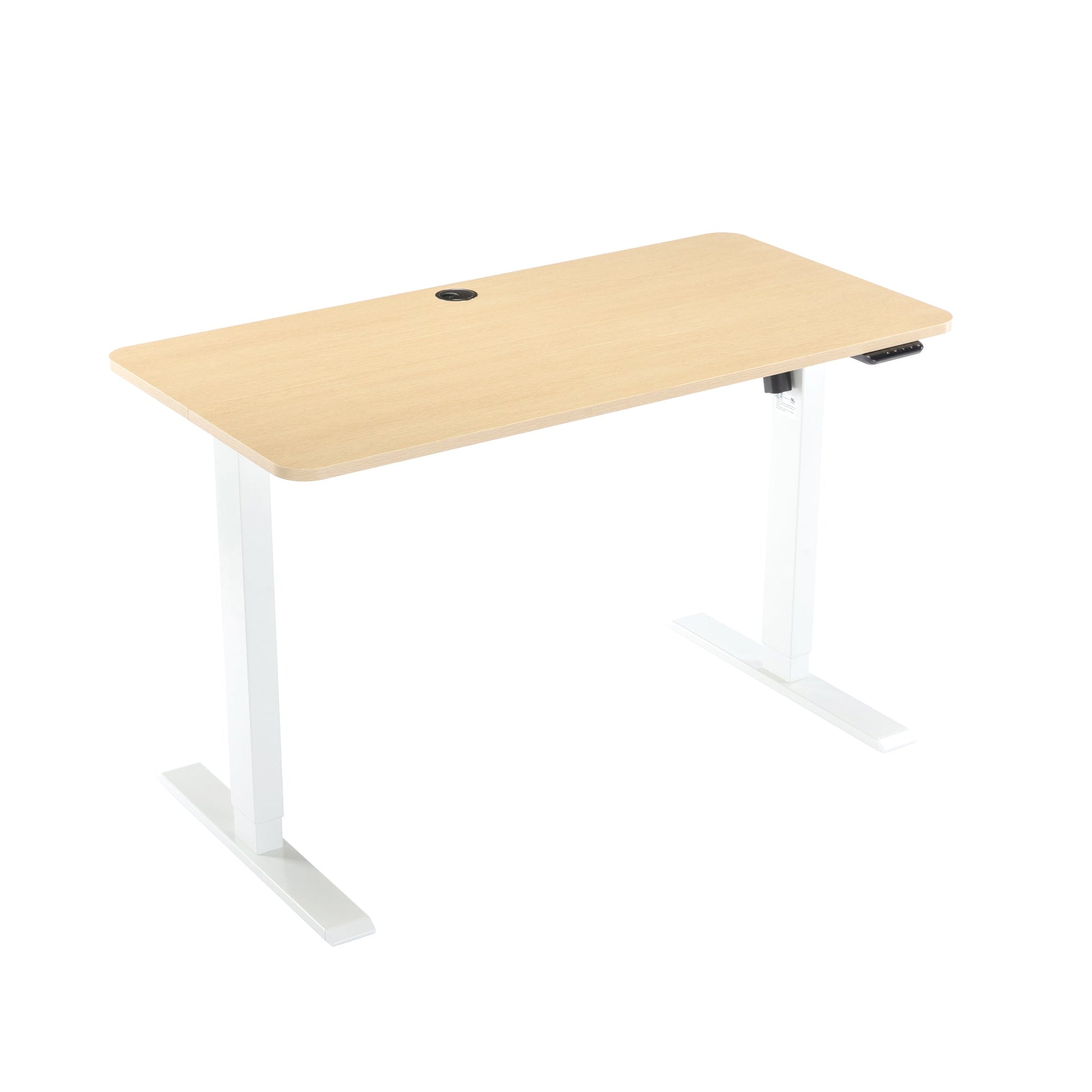 1.2m Sit And Stand Desk in Natural - TRENDZ