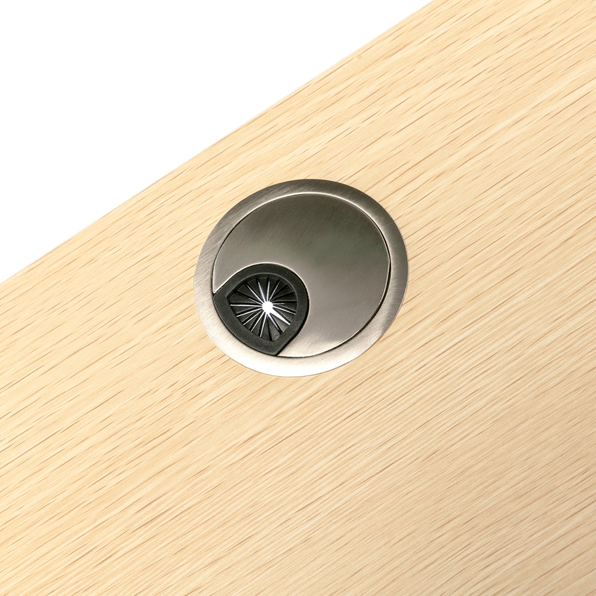 1.2m Sit And Stand Desk in Natural - TRENDZ