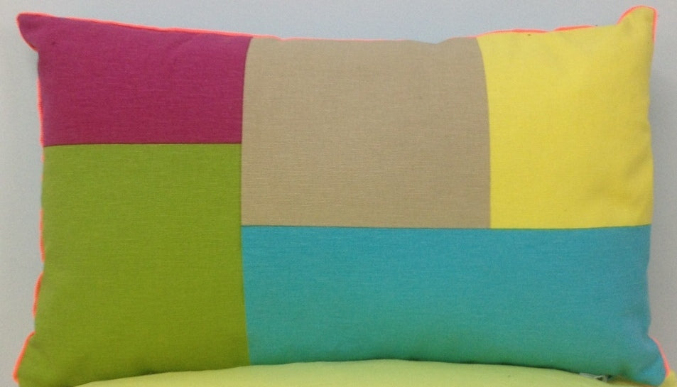 Geo Turquoise 30x50cm Cushion Cover - TRENDZ
