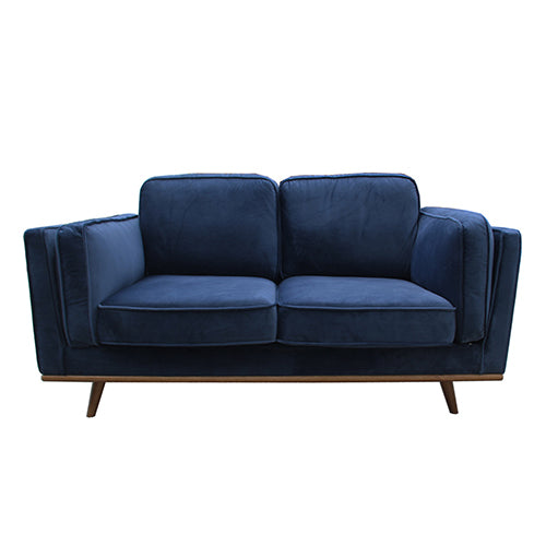 3+2 Seater Sofa BlueFabric Lounge Set for Living Room Couch with Wooden Frame - TRENDZ