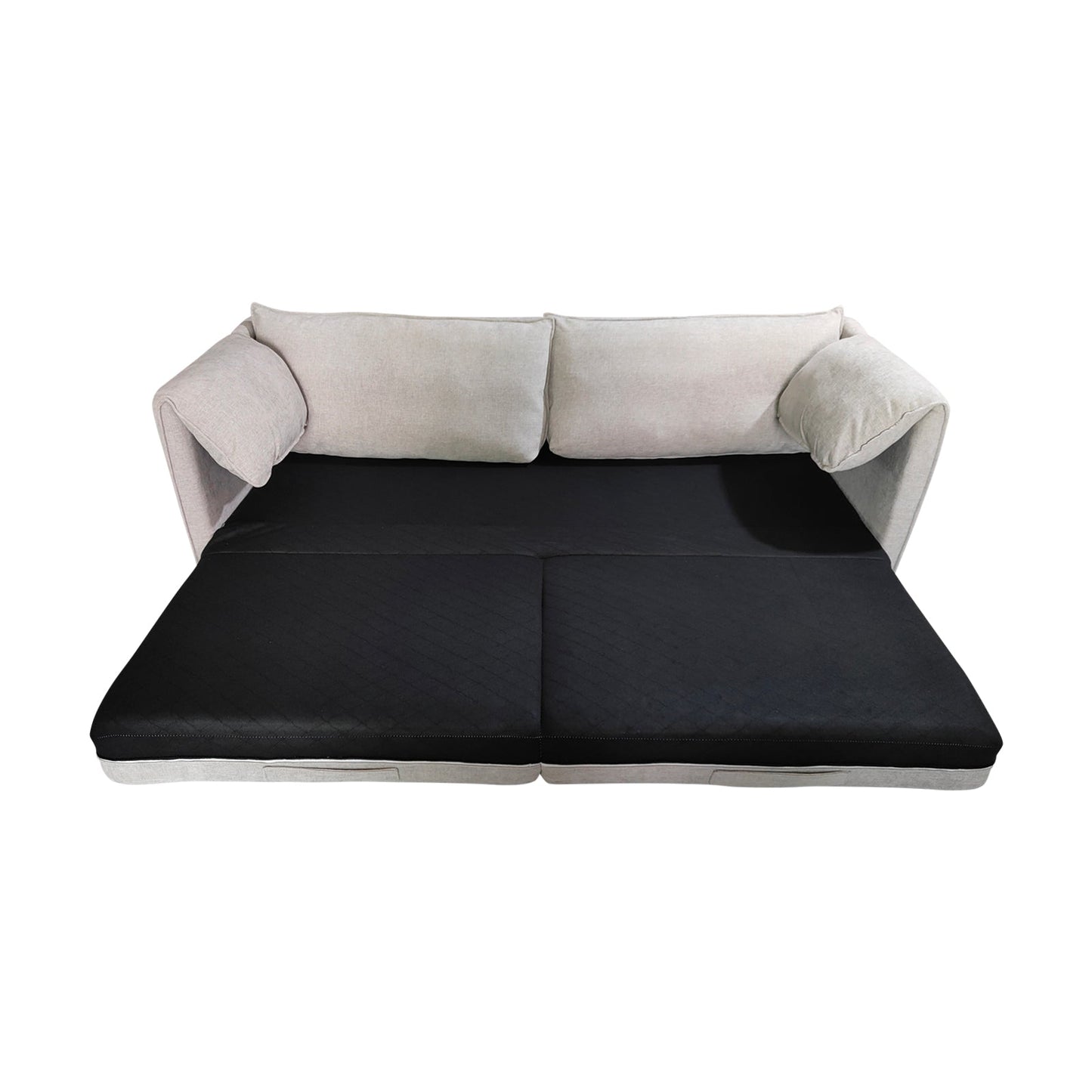 3 Seater Multifunctional Sofa Bed Fabric Upholstery New Foam Pocket Spring - TRENDZ