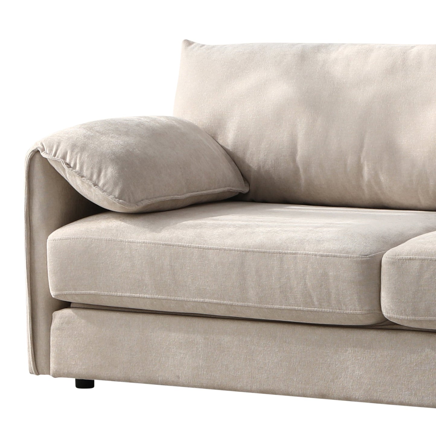 3 Seater Multifunctional Sofa Bed Fabric Upholstery New Foam Pocket Spring - TRENDZ