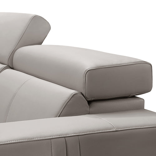 Washington Genuine Leather 6 Seater Corner Sofa with Recliners - TRENDZ