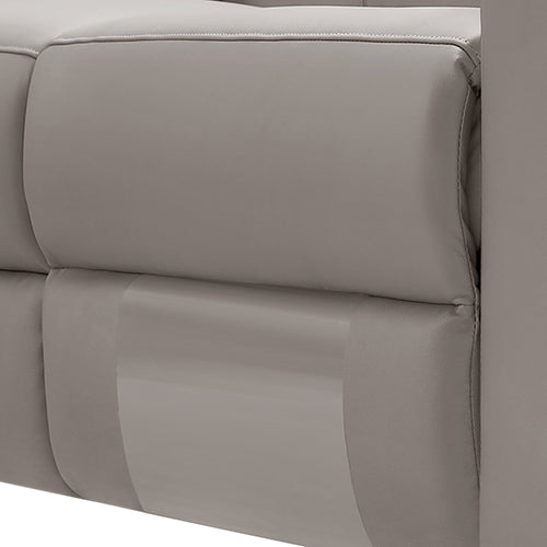 Washington Genuine Leather 6 Seater Corner Sofa with Recliners - TRENDZ