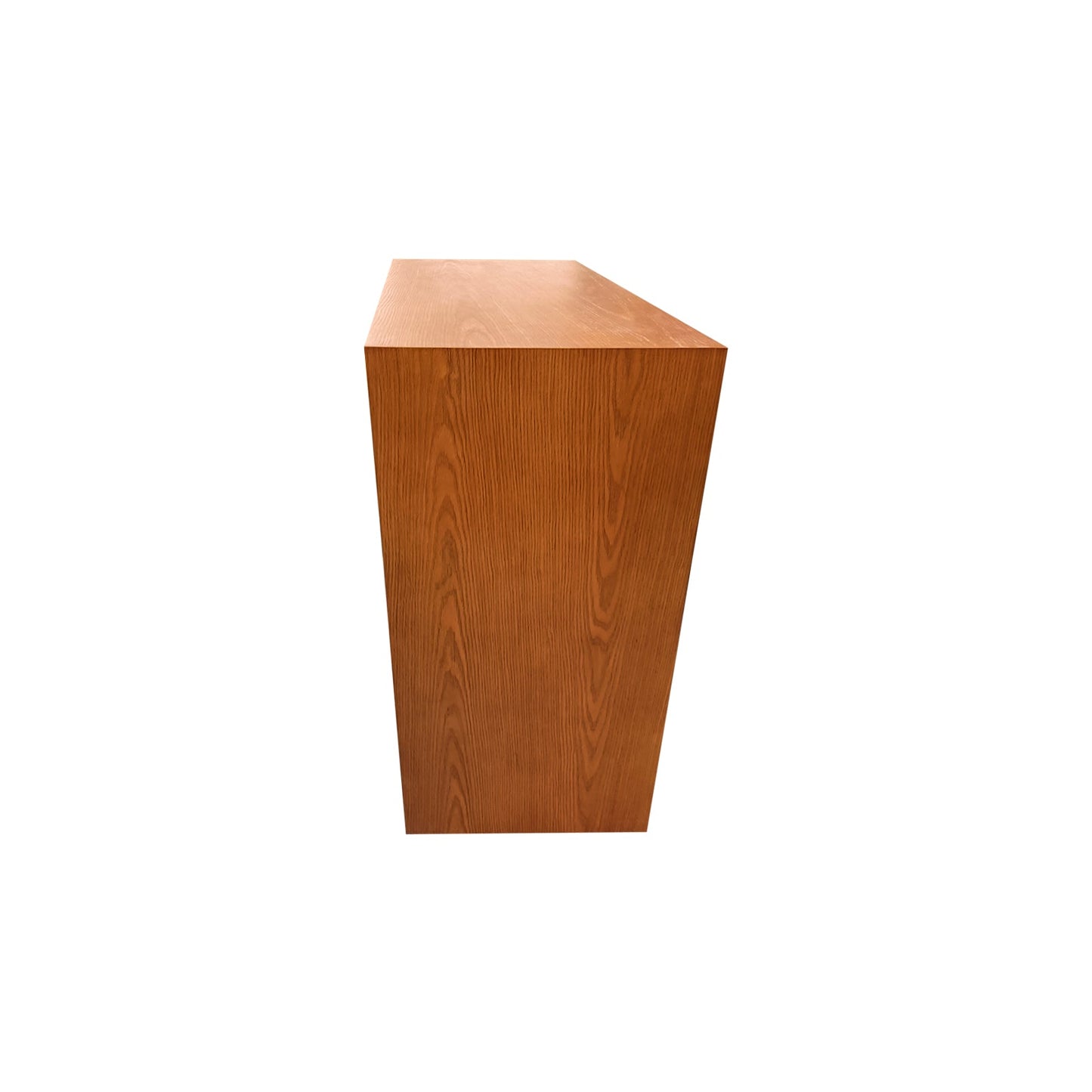 Tallboy MDF Brown Colour Waveform Design Three Drawers - TRENDZ