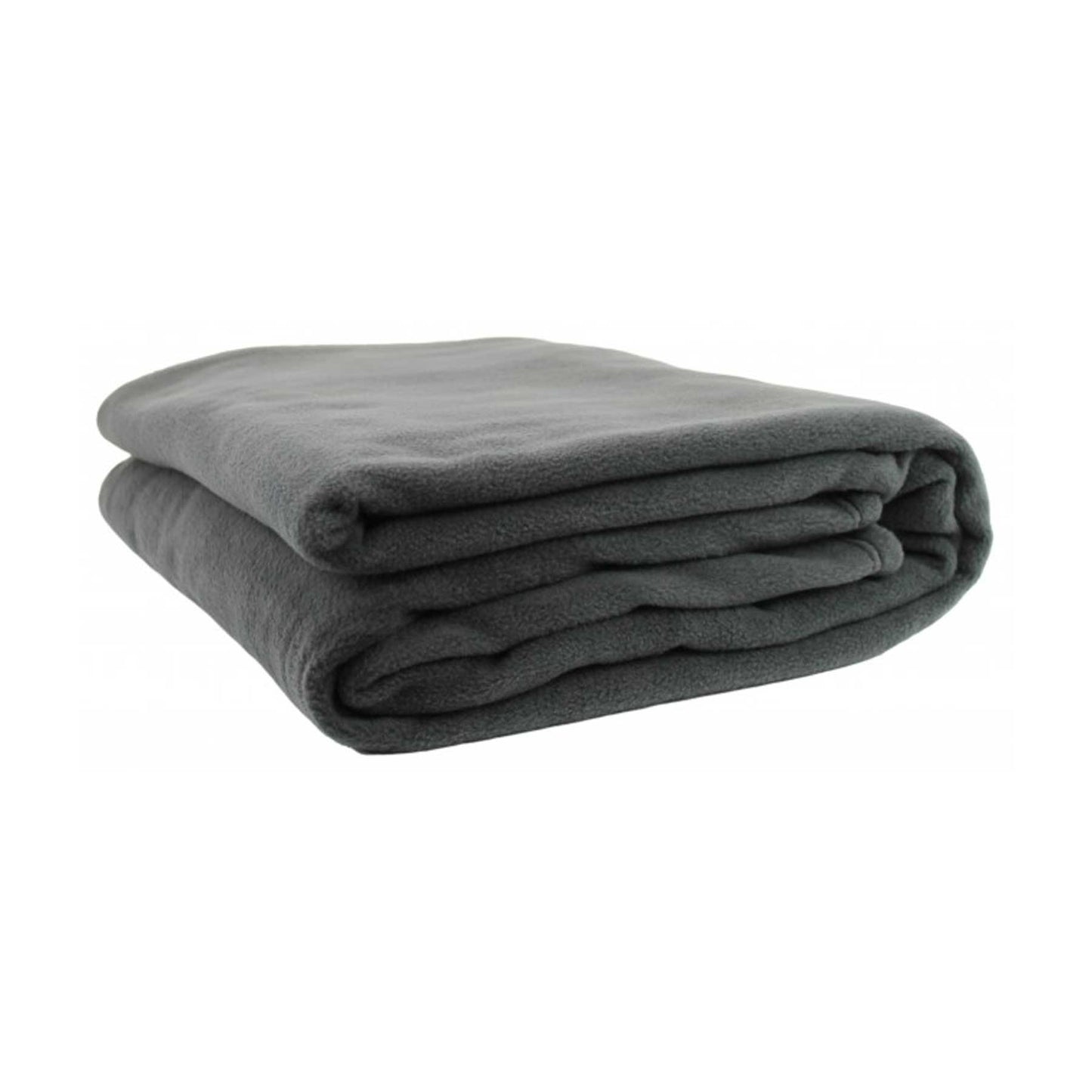 Jason Polar Fleece Blanket Charcoal - Queen - TRENDZ
