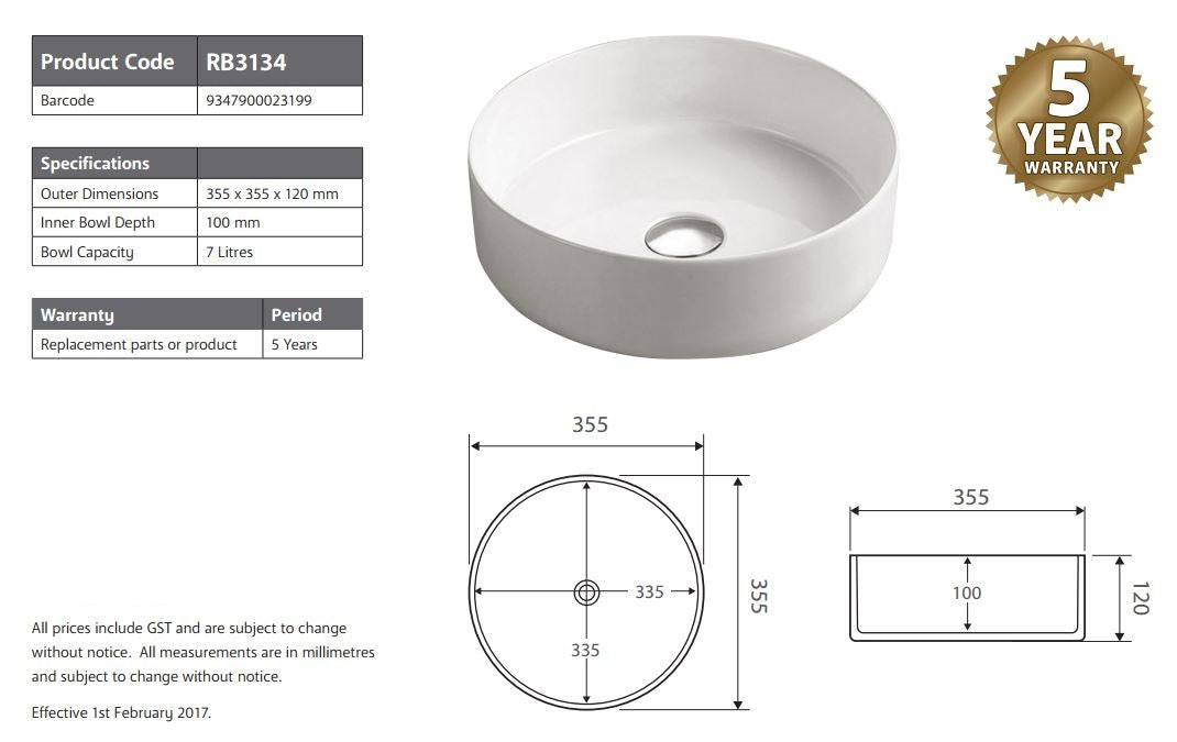 2021 Matte Pink outside Round 360 mm Dia top counter basin porcelain sink - TRENDZ