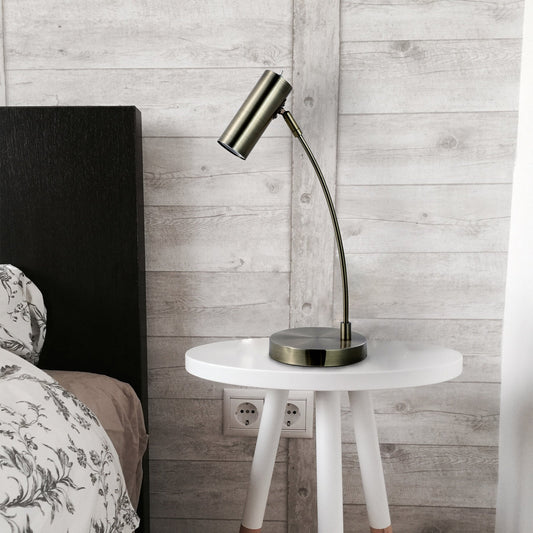 Sarla Table Lamp – Antique Brass Finish