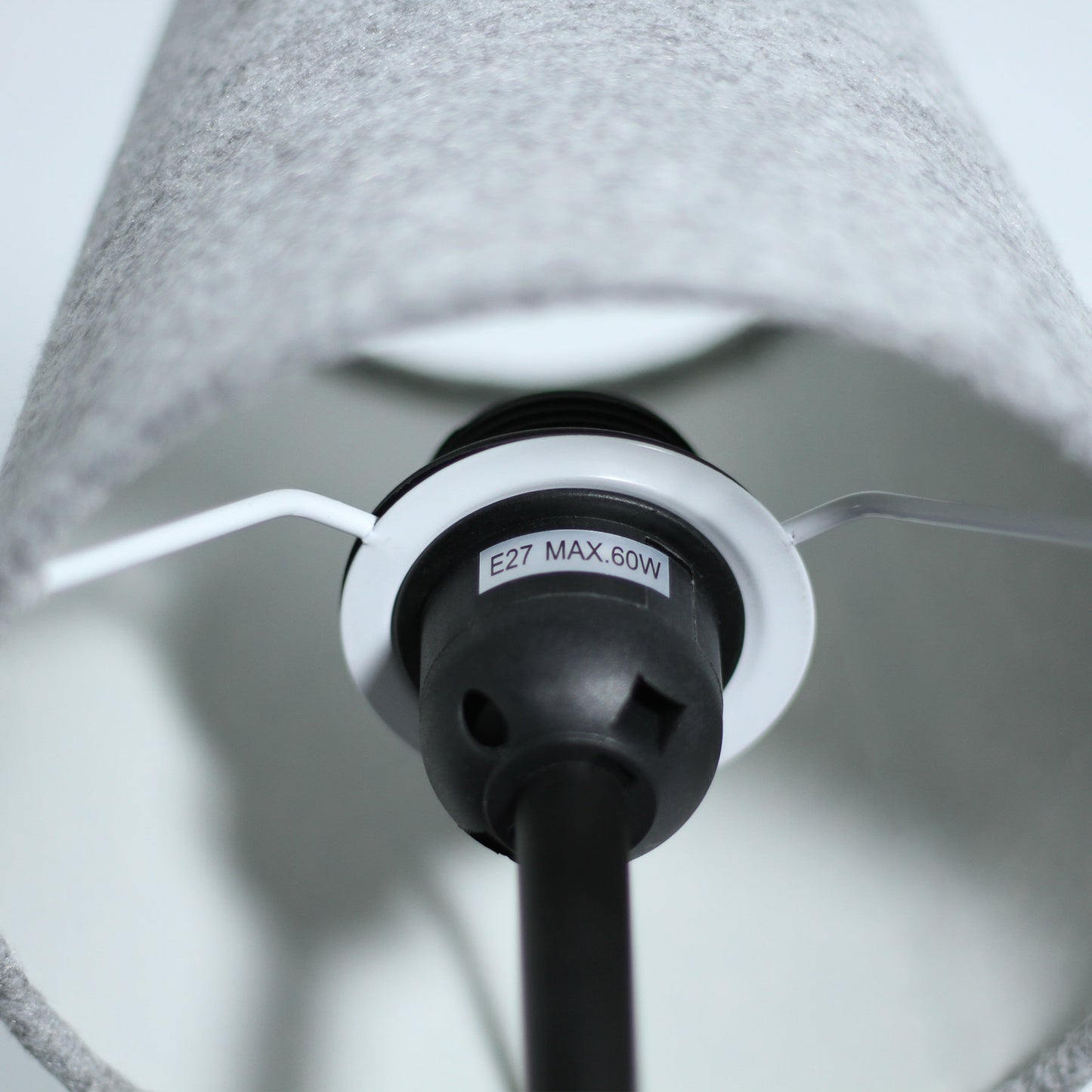 Jerome Table Lamp – Grey Concrete Base with Felt Shade