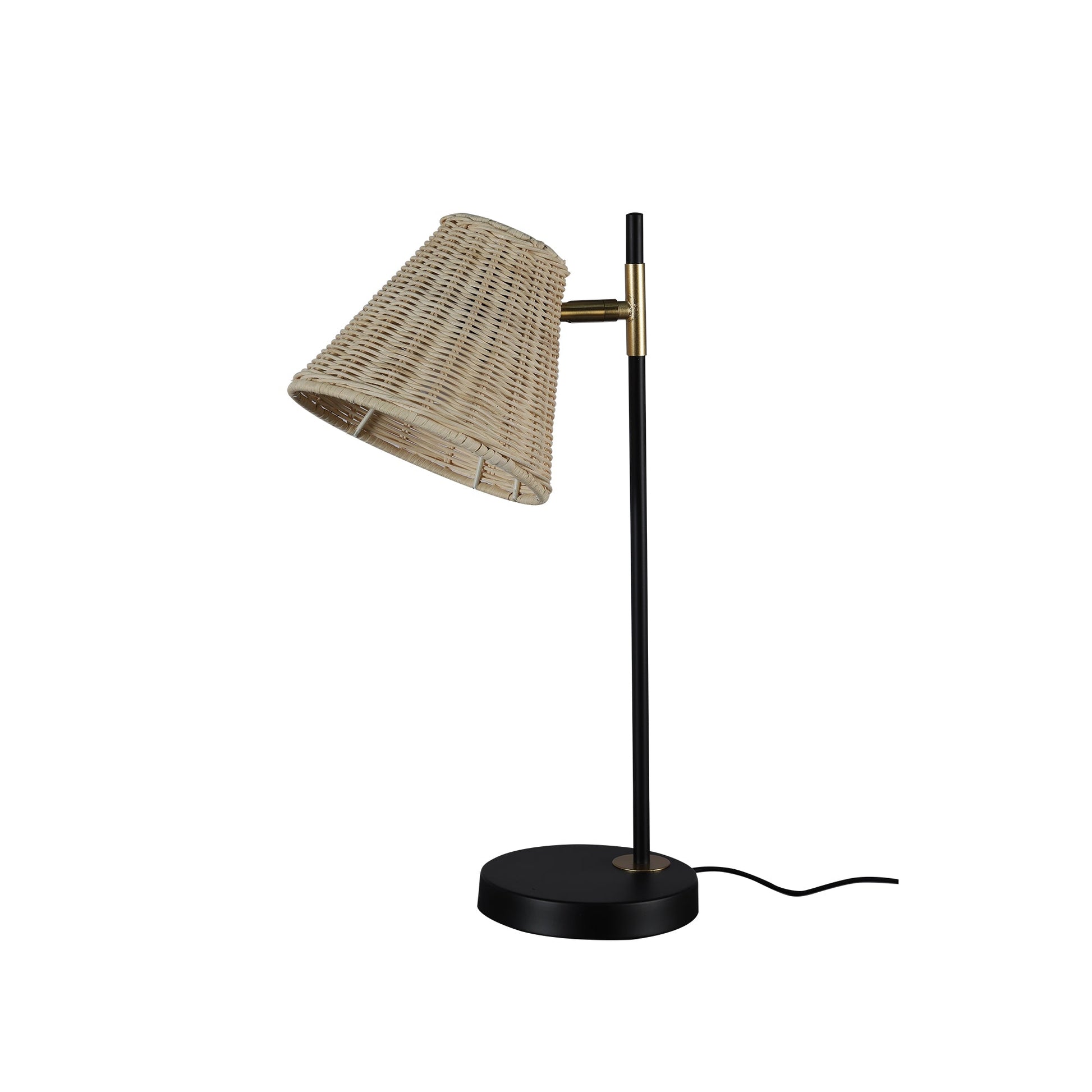 Yvette Rattan Table Lamp - TRENDZ