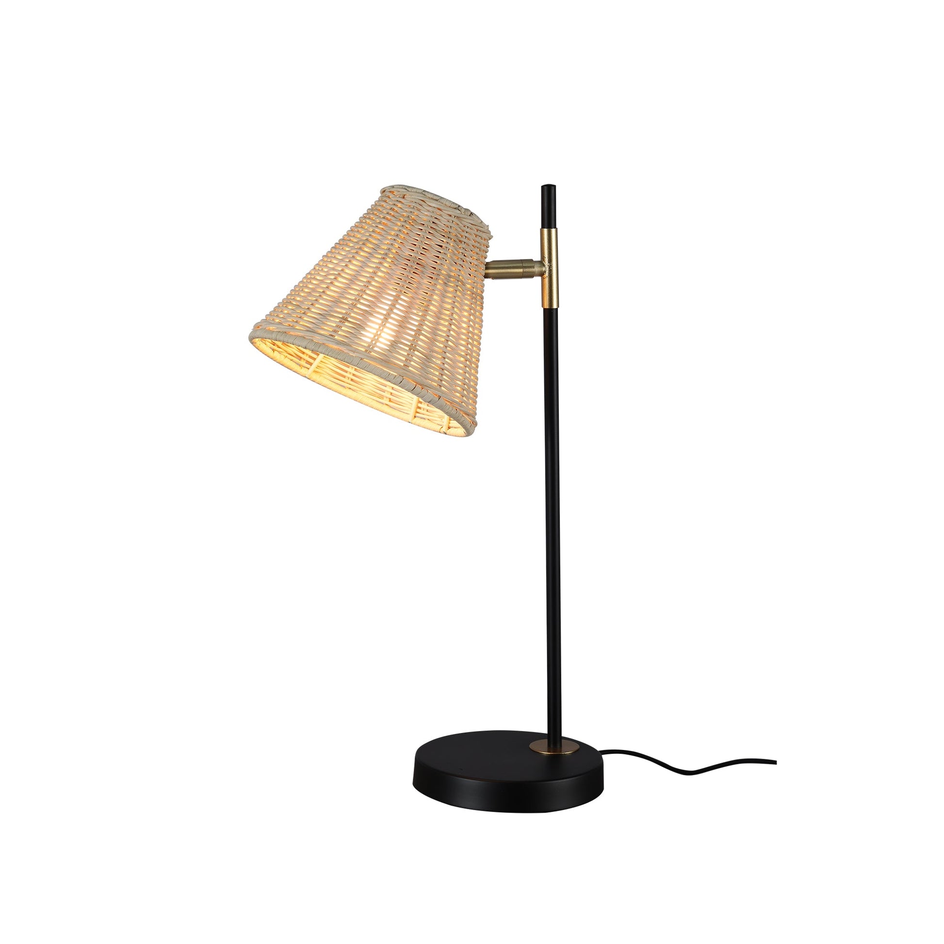 Yvette Rattan Table Lamp - TRENDZ