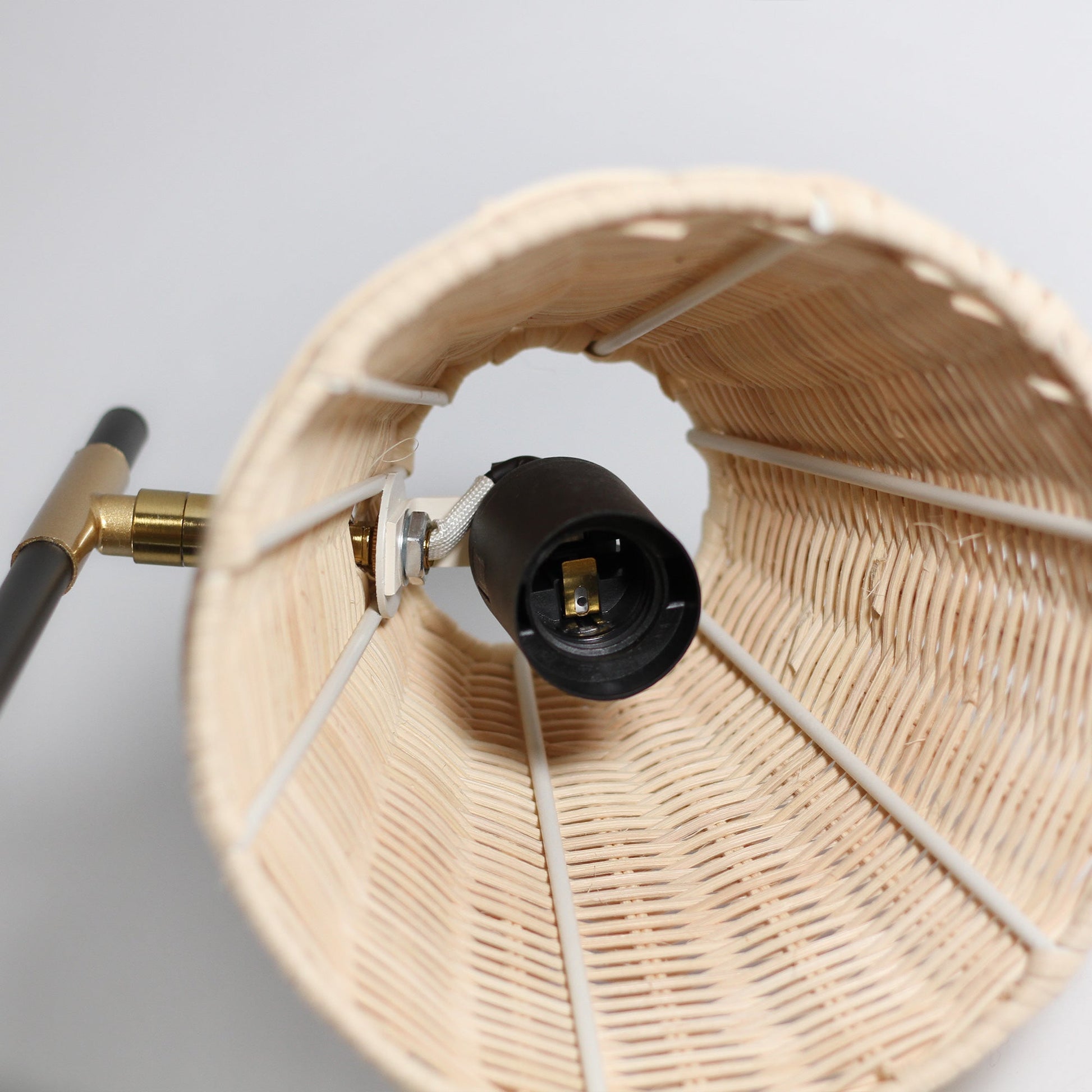 Yvette Rattan Table Lamp - TRENDZ