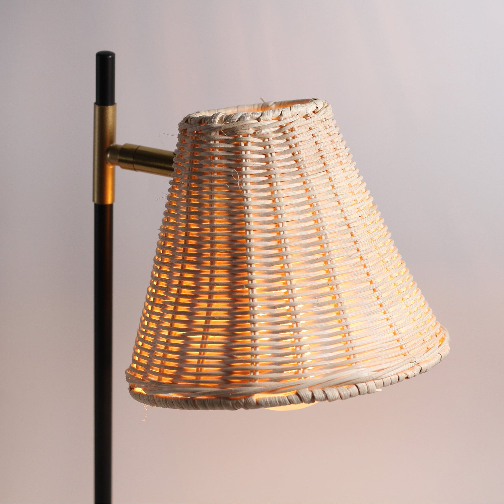Yvette Rattan Table Lamp - TRENDZ