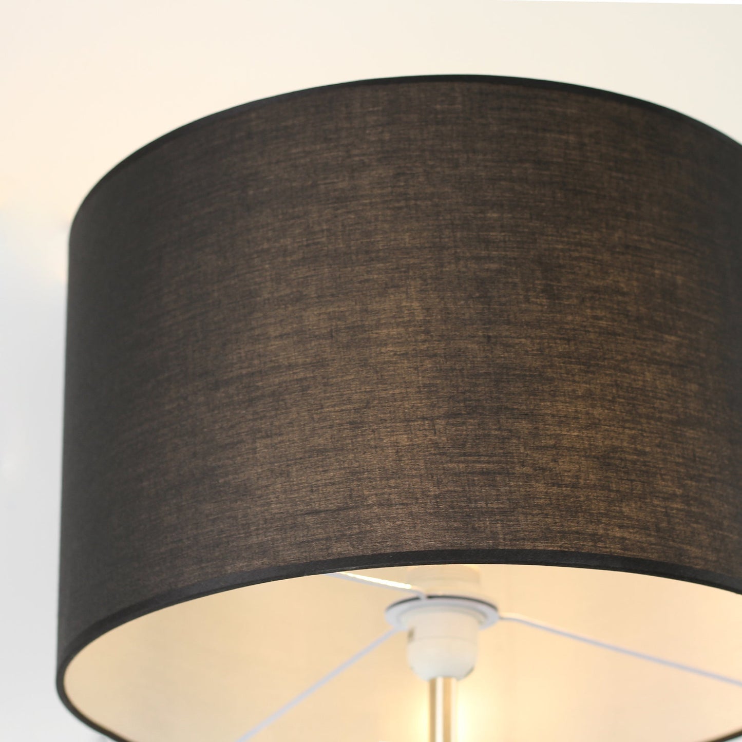 Cylinya Mother & Child Floor Lamp – Matte Black Twin-Light Combo