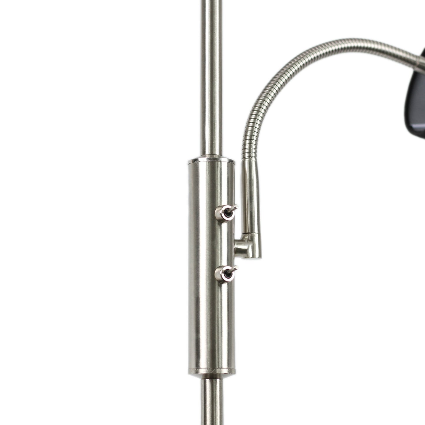 Cylinya Mother & Child Floor Lamp – Matte Black Twin-Light Combo