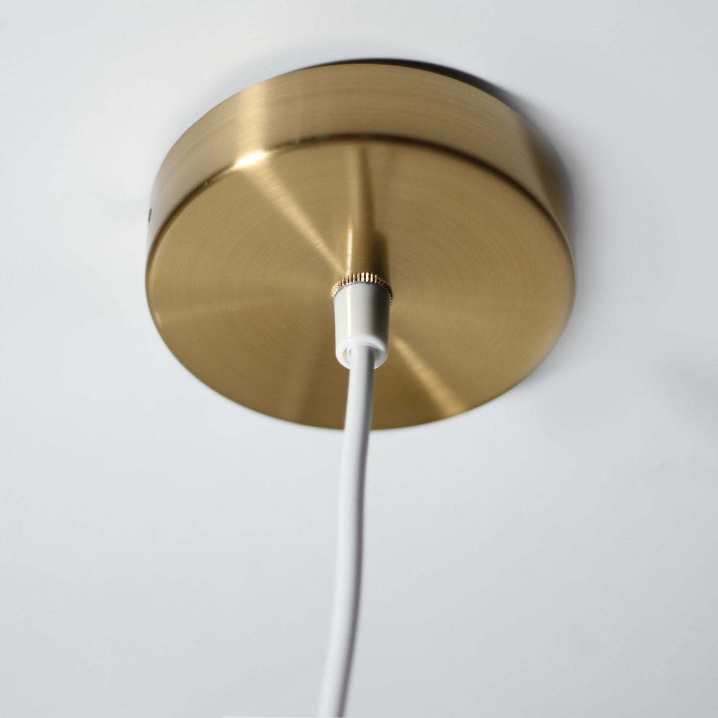 Padgett Pendant Light – Large 300mm White & Gold Orb (LL002PL124L)