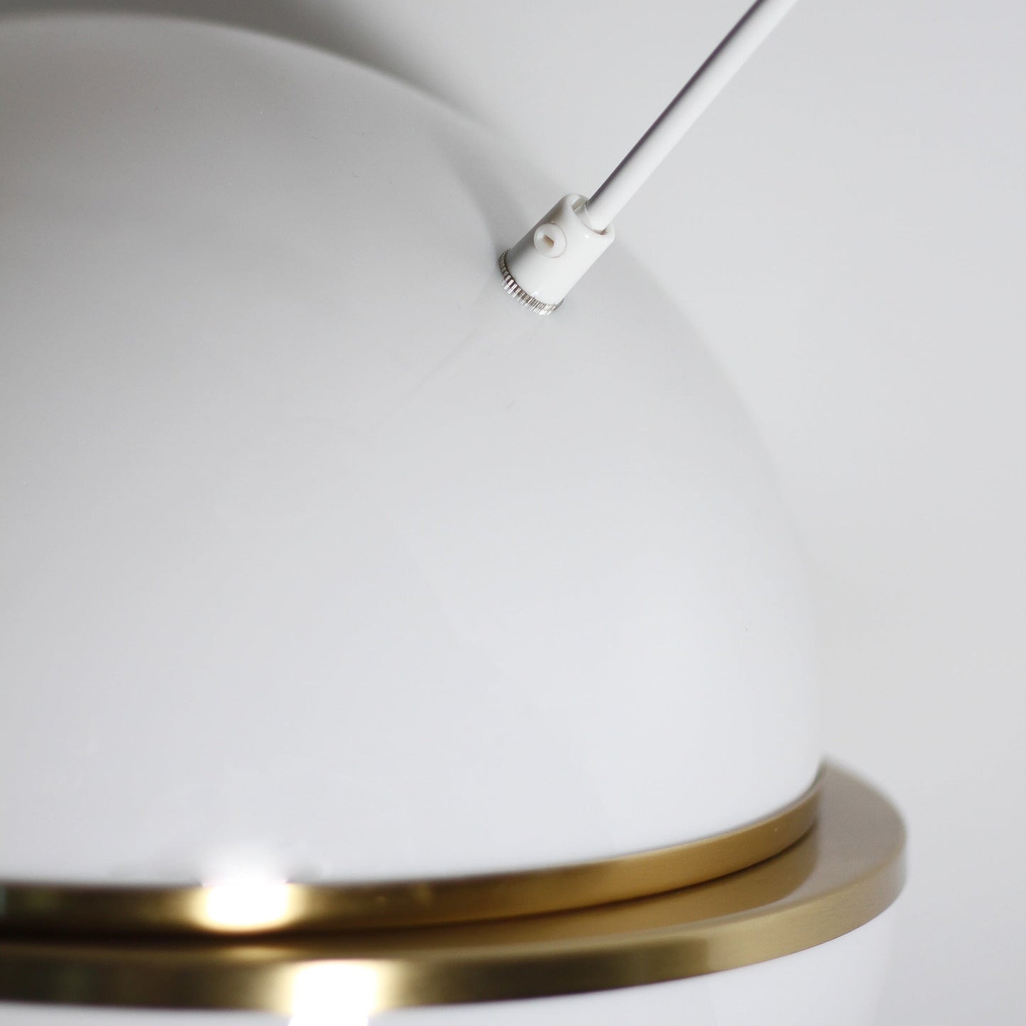 Padgett Pendant Light – Large 300mm White & Gold Orb (LL002PL124L)