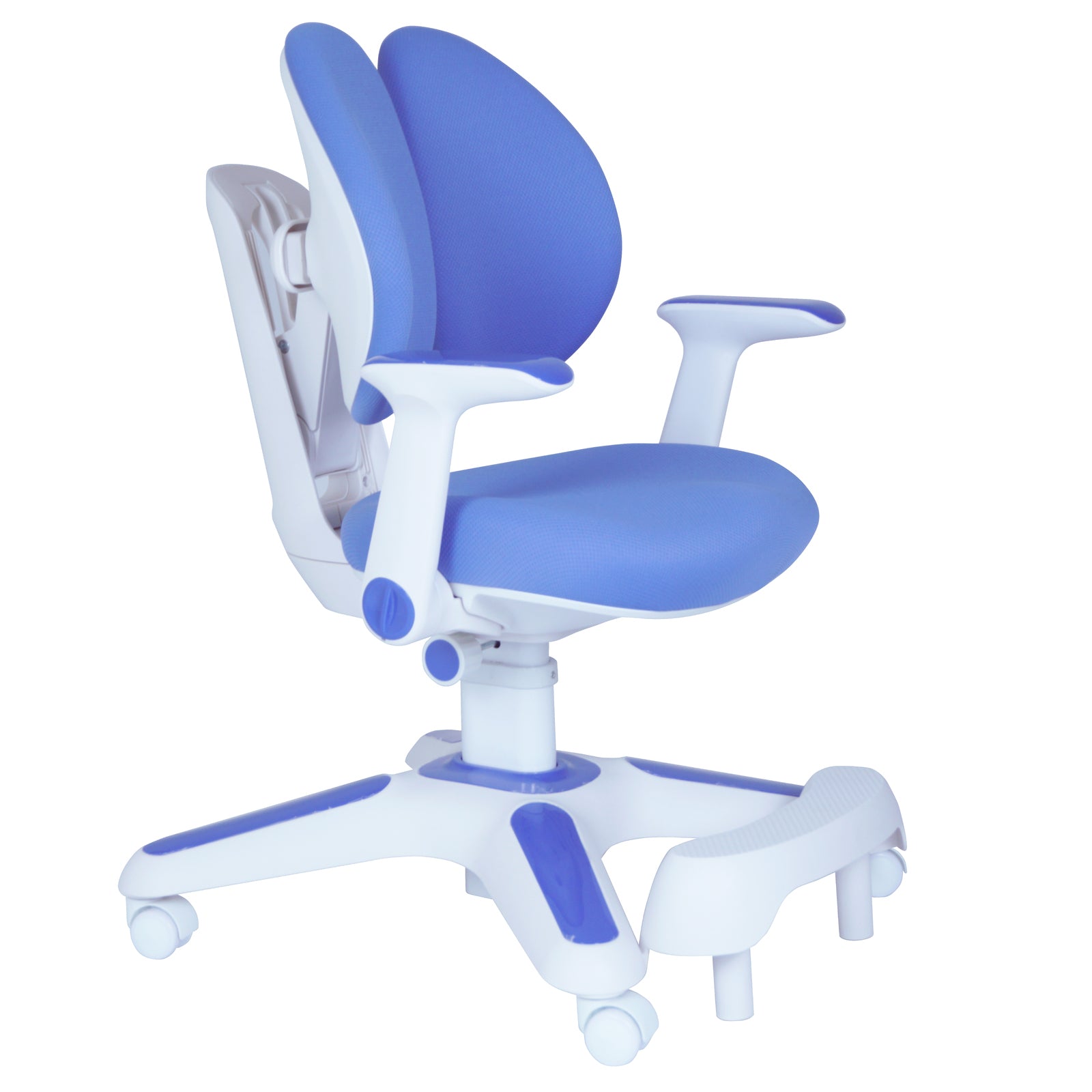 Ergonomic Children Kids Study Chair Set Height Adjustable - Blue - TRENDZ