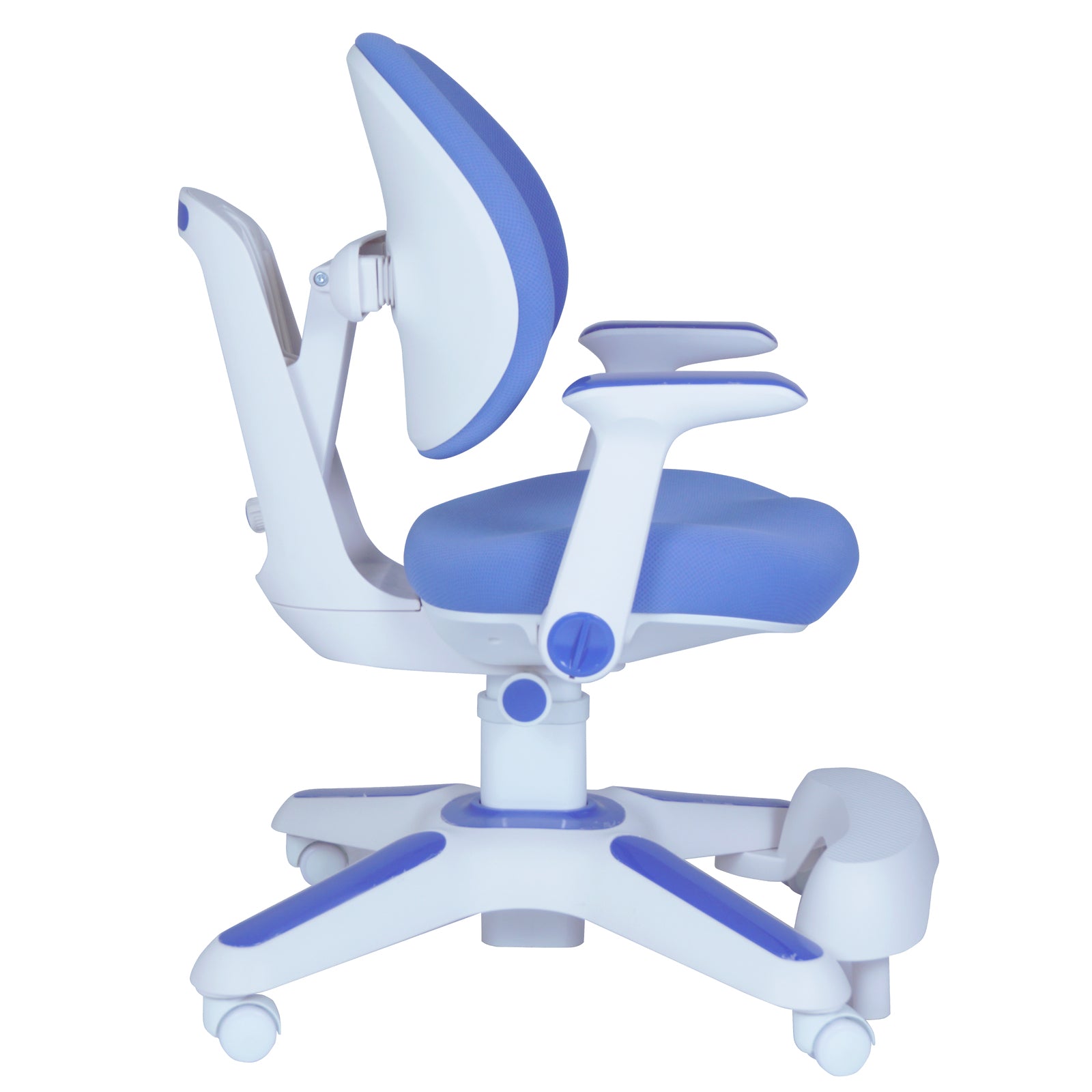 Ergonomic Children Kids Study Chair Set Height Adjustable - Blue - TRENDZ