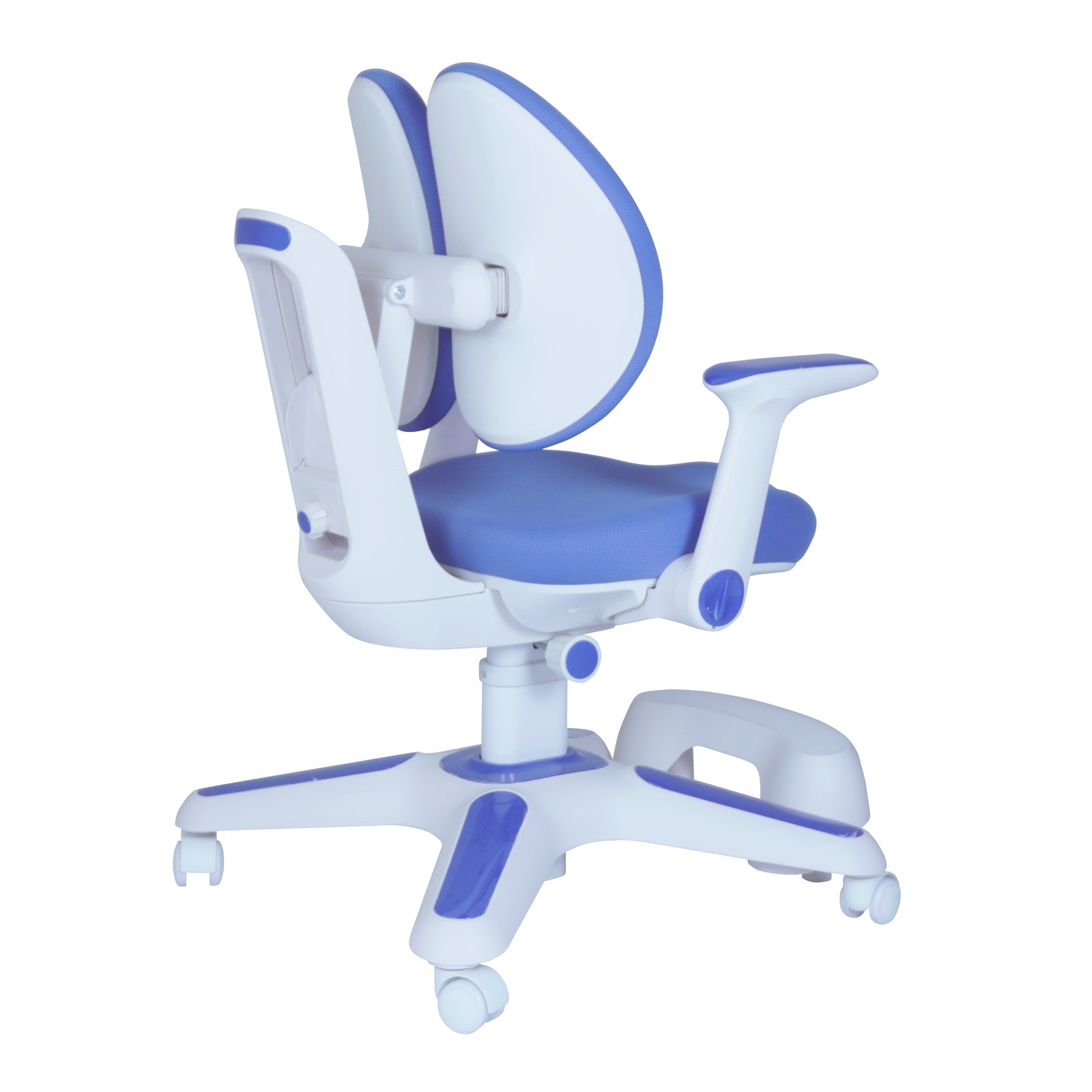 Ergonomic Children Kids Study Chair Set Height Adjustable - Blue - TRENDZ