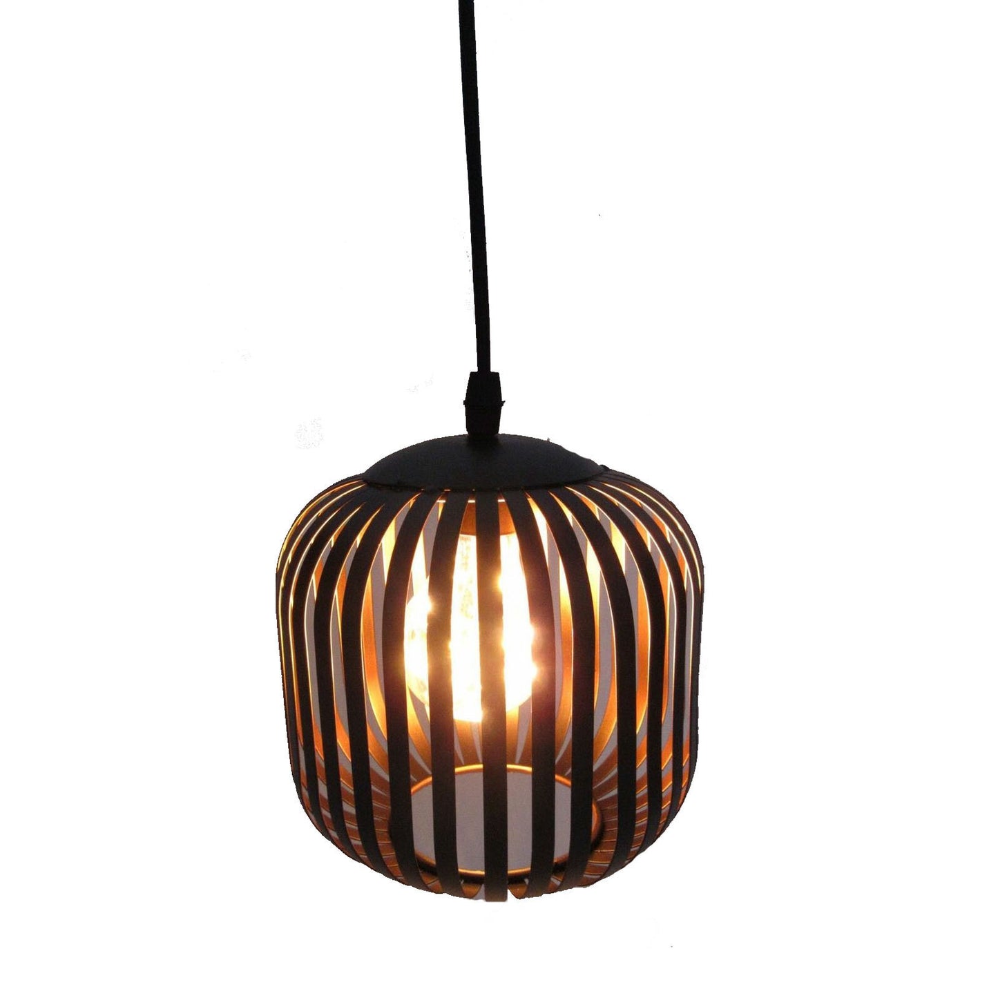Hanging Ceiling Metal LED Pendant Lamp Light Holder Base w Timer - TRENDZ