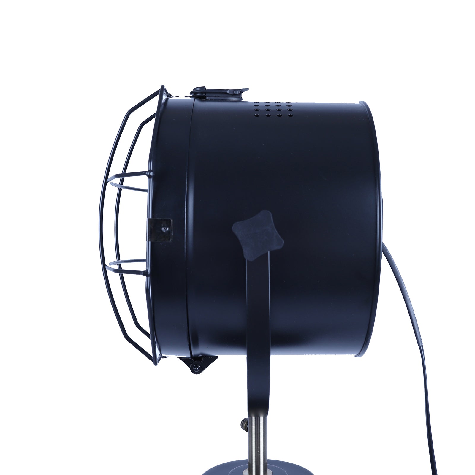158cm Nautical Tripod Floor Lamp w Matte Black Lamp Head Searchlight Spot Light - TRENDZ