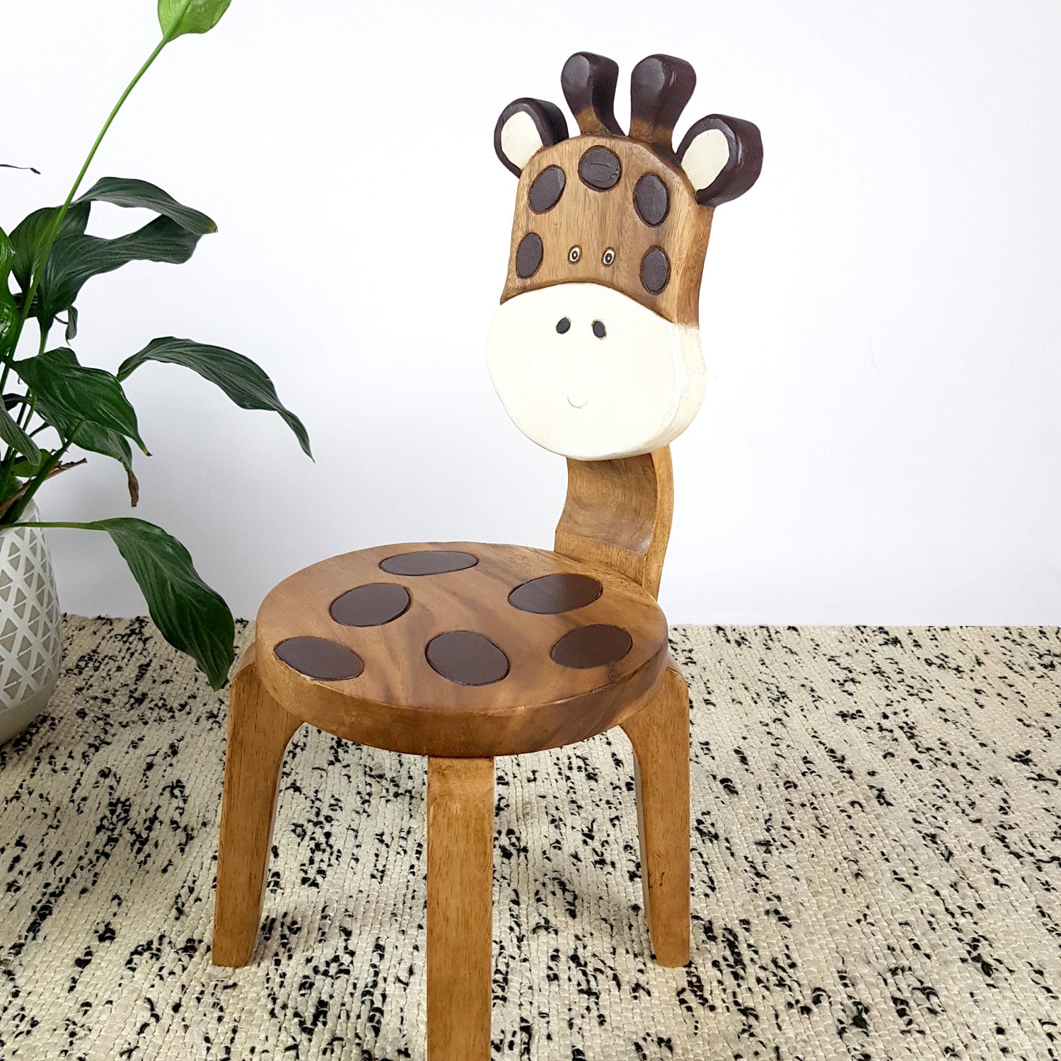 Kids Wooden Chair Giraffe - TRENDZ