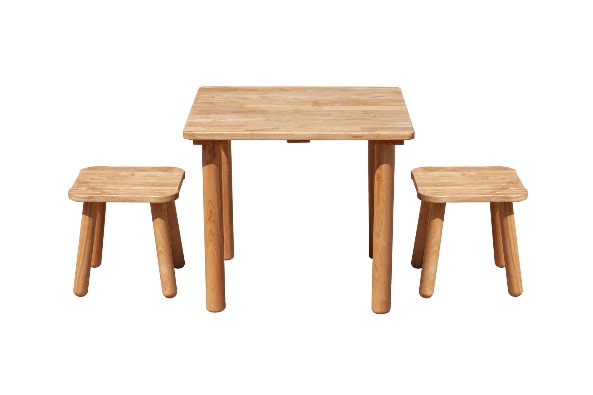Classic Square table and 2 stools - TRENDZ