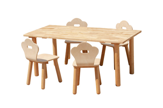 Classic Rectangular table and 4 chairs - TRENDZ