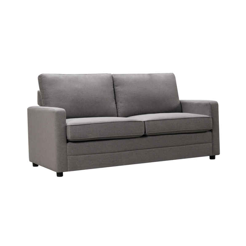 RAY 2 Seater Sofa bed with Separate Foam Mattress- Dark grey - TRENDZ