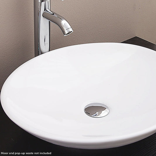 Bathroom Ceramic Oval Above Countertop Basin for Vanity - TRENDZ