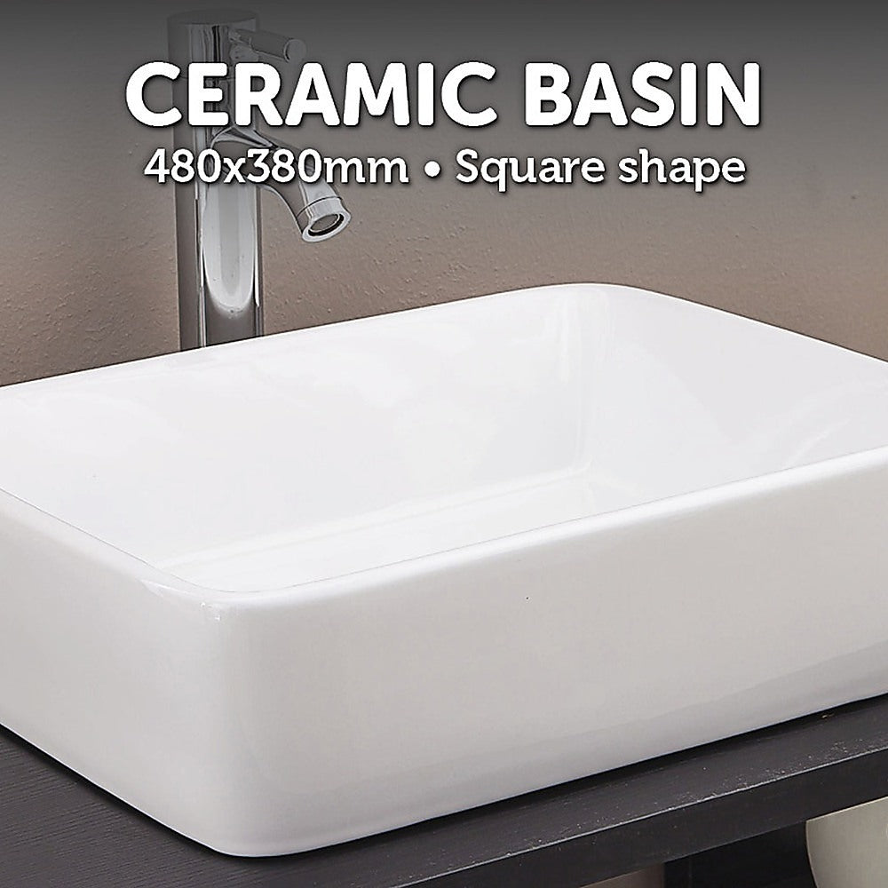 Above Counter Bathroom Vanity Square Basin - TRENDZ