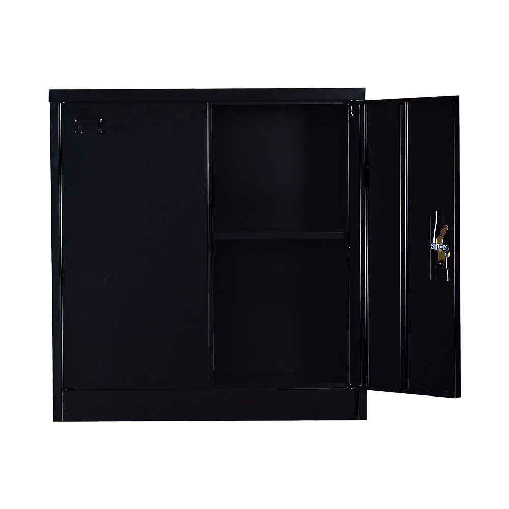 Two-Door Shelf Office Gym Filing Storage Locker Cabinet Safe - TRENDZ