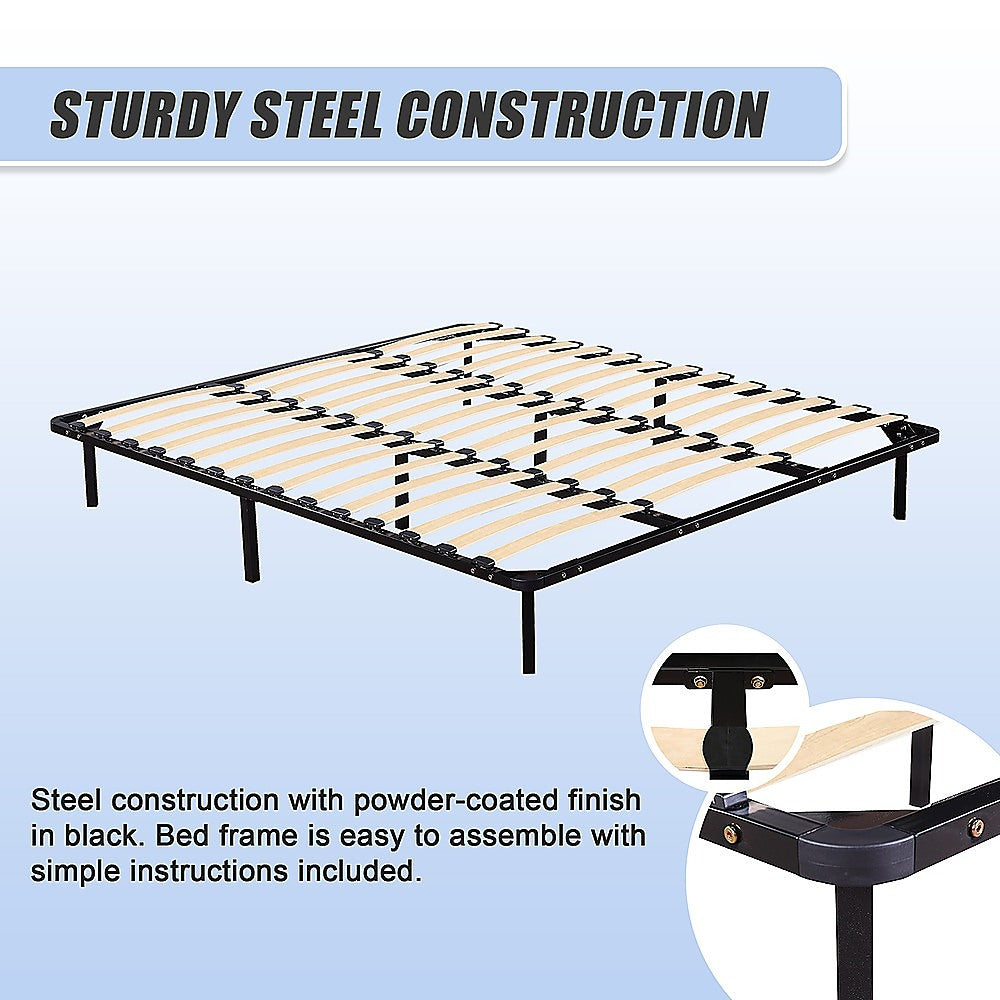 King Metal Bed Frame - Bedroom Furniture - TRENDZ