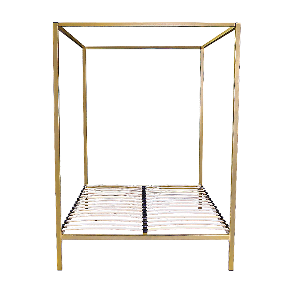4 Four Poster Queen Bed Frame - TRENDZ