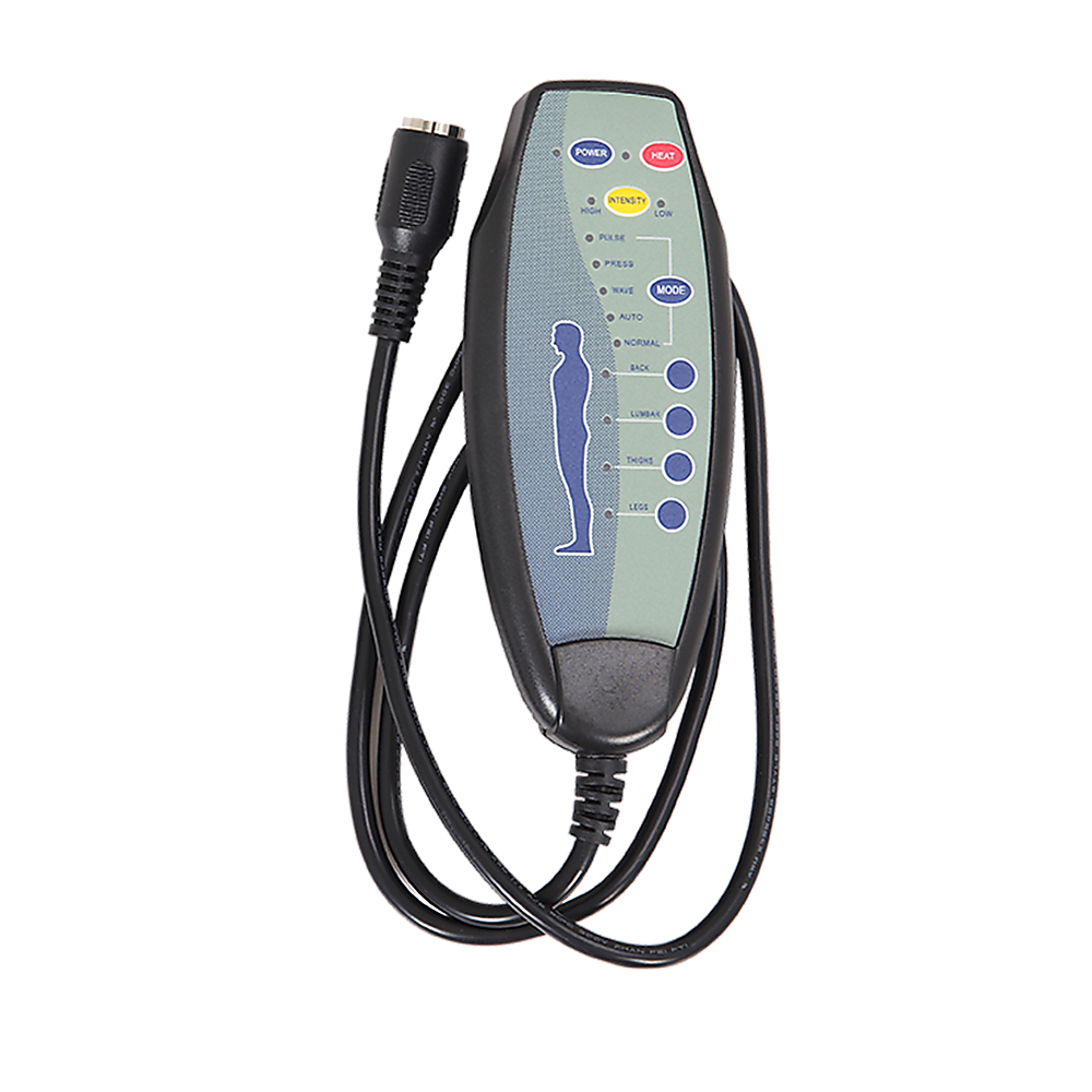 Black Massage Sofa Chair Recliner 360 Degree Swivel PU Leather Lounge 8 Point Heated - TRENDZ