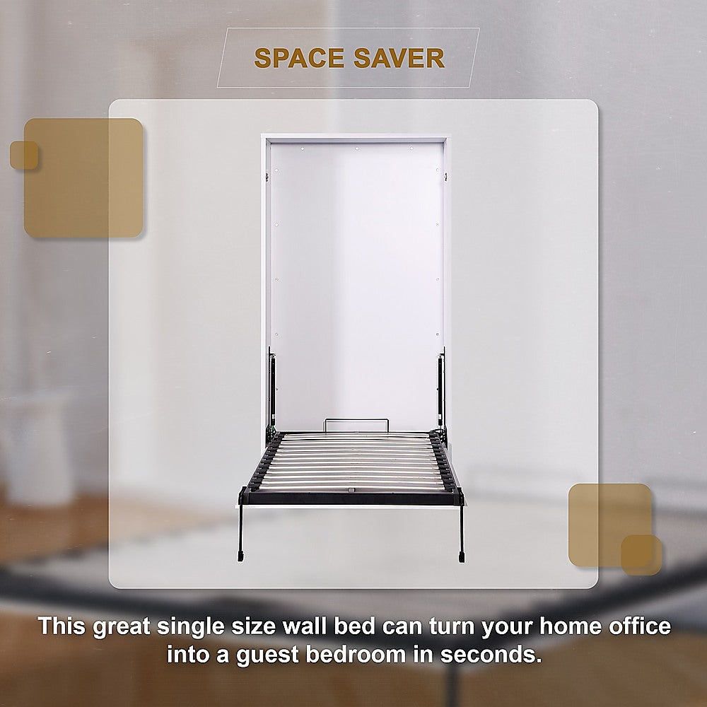 Palermo Single Size Wall Bed – Diamond Edition