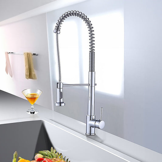 Basin Mixer Pull-Out Kitchen Tap Faucet Laundry Sink - TRENDZ