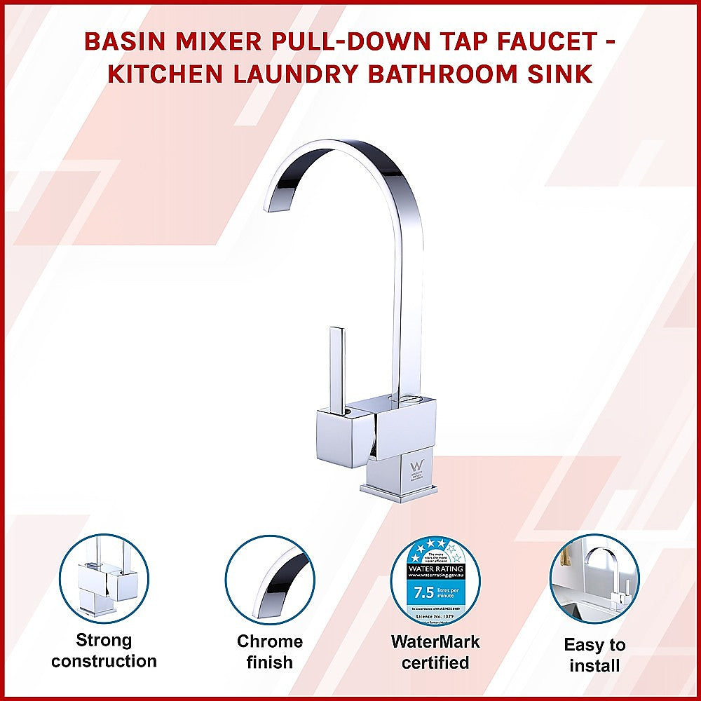 Basin Mixer Tap Faucet -Kitchen Laundry Bathroom Sink - TRENDZ