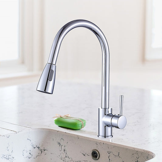 Basin Mixer Pull-Down Tap Faucet -Kitchen Laundry Bathroom Sink - TRENDZ
