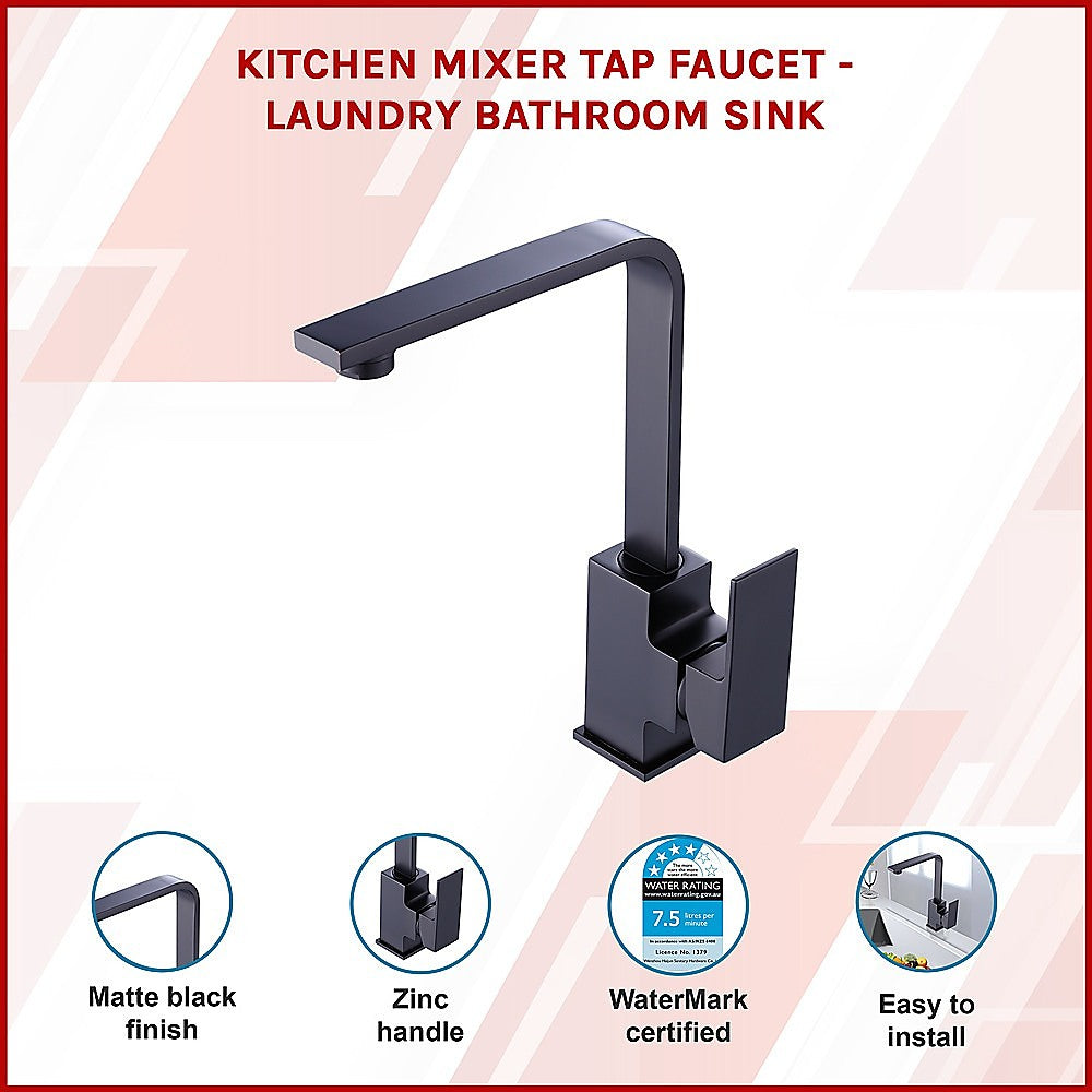 Kitchen Mixer Tap Faucet - Laundry Bathroom Sink - TRENDZ